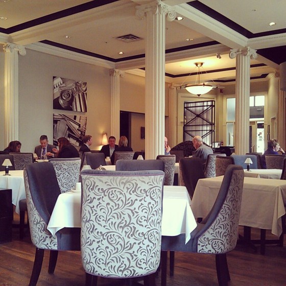 The dining room of Madison's Grill