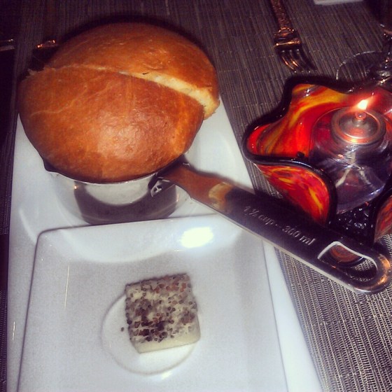 Bread to start off our meal.