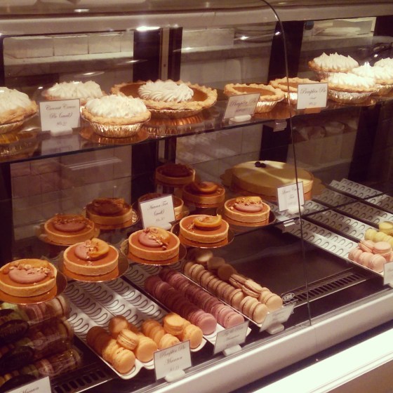 One of the dessert cases at Duchess.