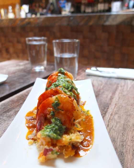 Another look at my tomato butter prawns. So tasty!