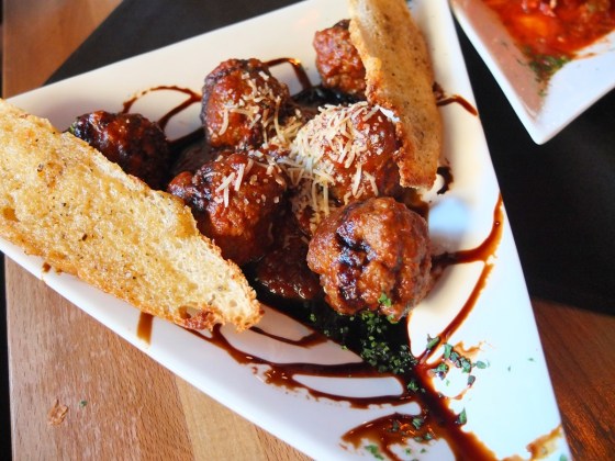 Their delicious Spanish Meat Balls in a balsamic marinara sauce.